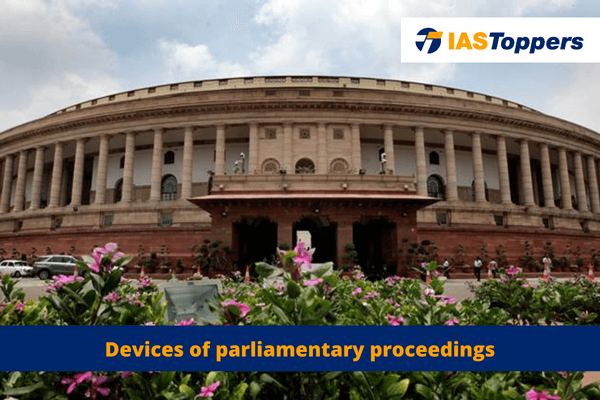 Devices of parliamentary-proceedings