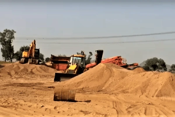 Illegal sand mining case 1