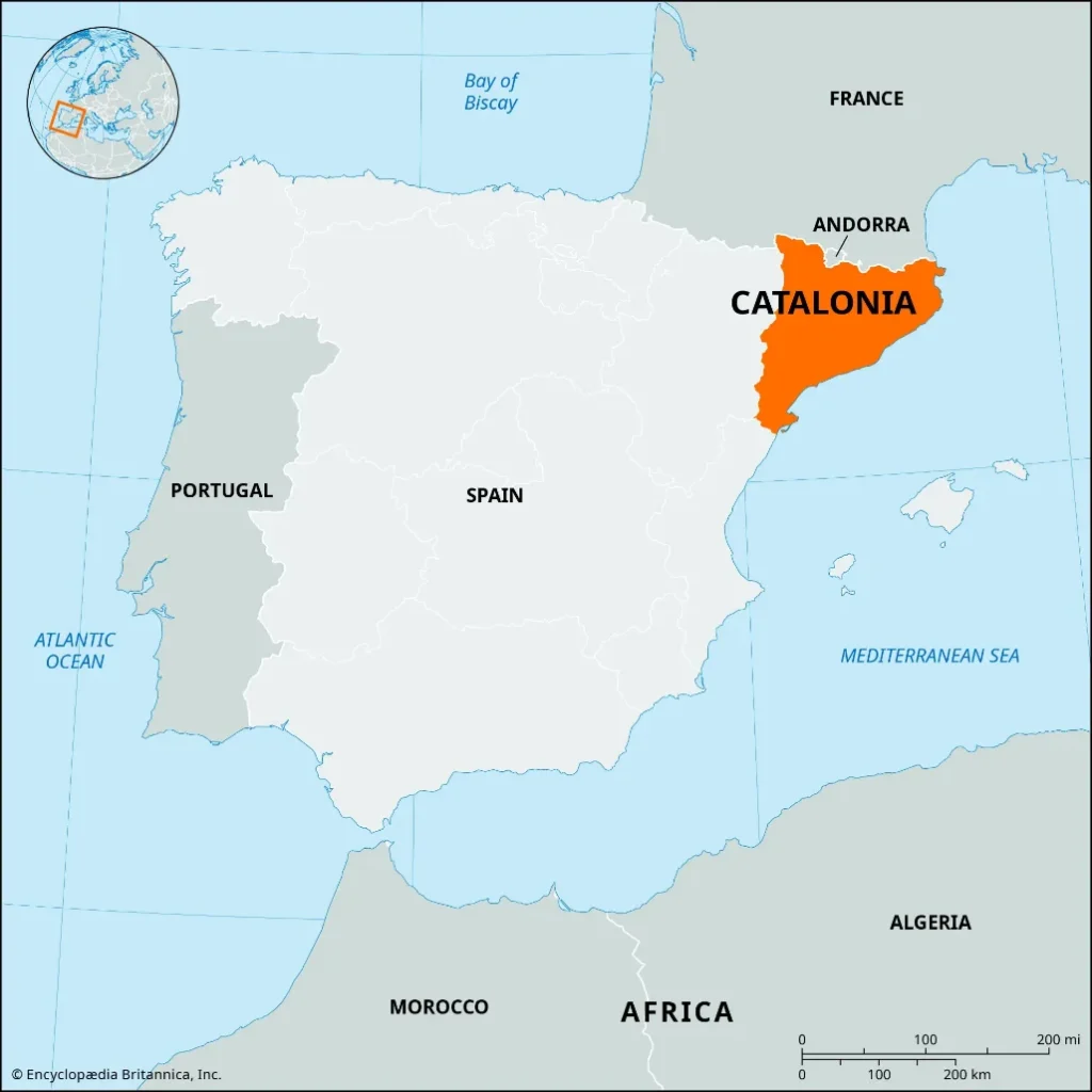 Location of Catalonia1