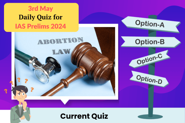 Plan quiz for IAS Prelims 3-5-2024