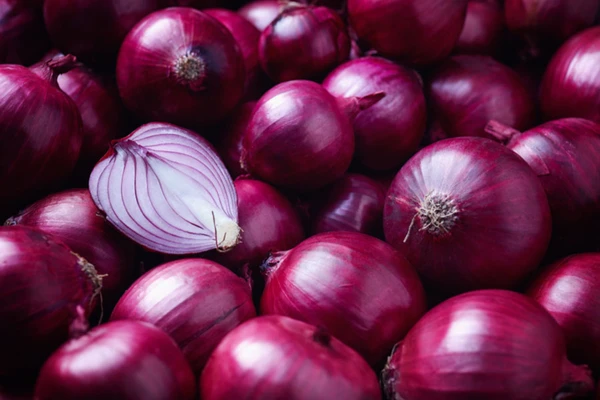 Radiation processing of onions