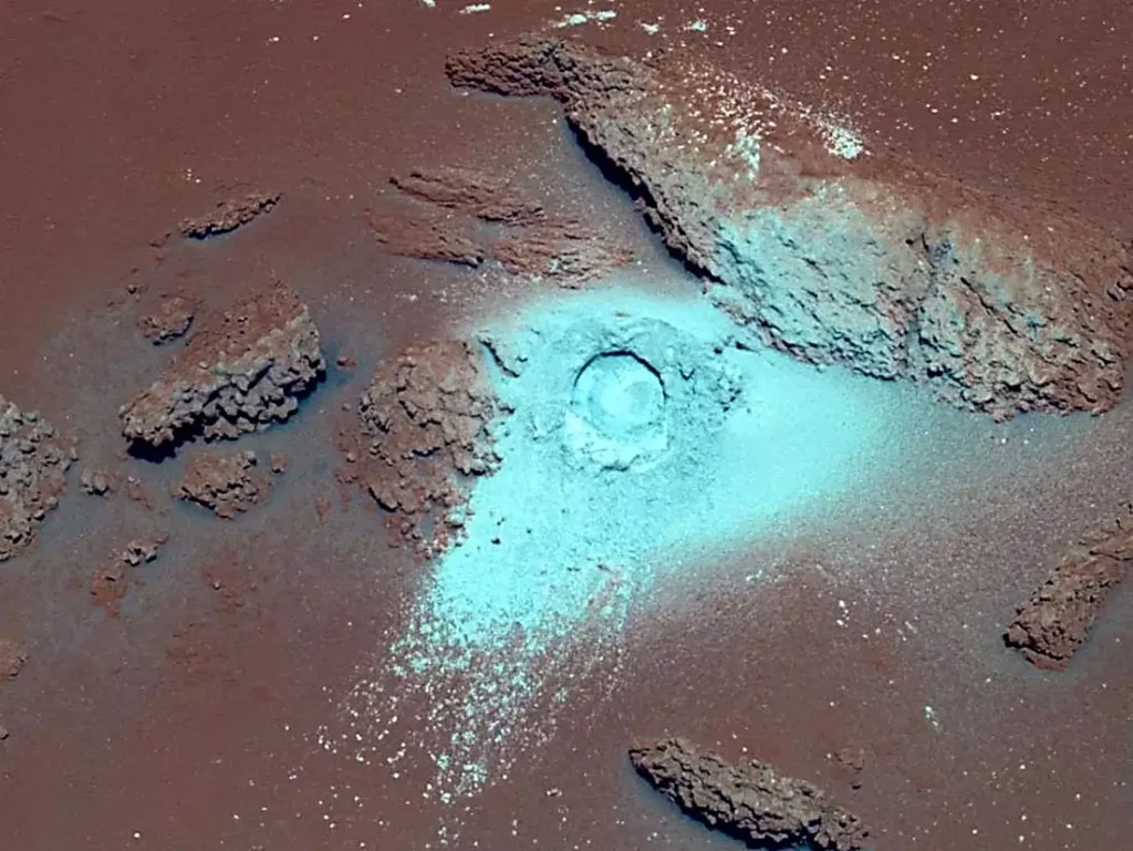 Liquid water on Mars