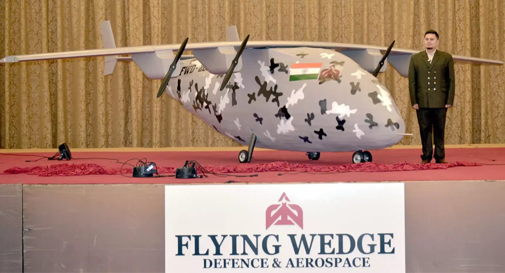 Maiden Flight of FWD 200B Indias First Indigenous Combat UAV 1